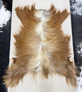 European Longhair Goat Hide Rug
