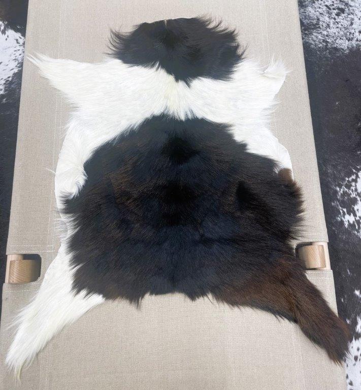 European Longhair Goat Hide Rug