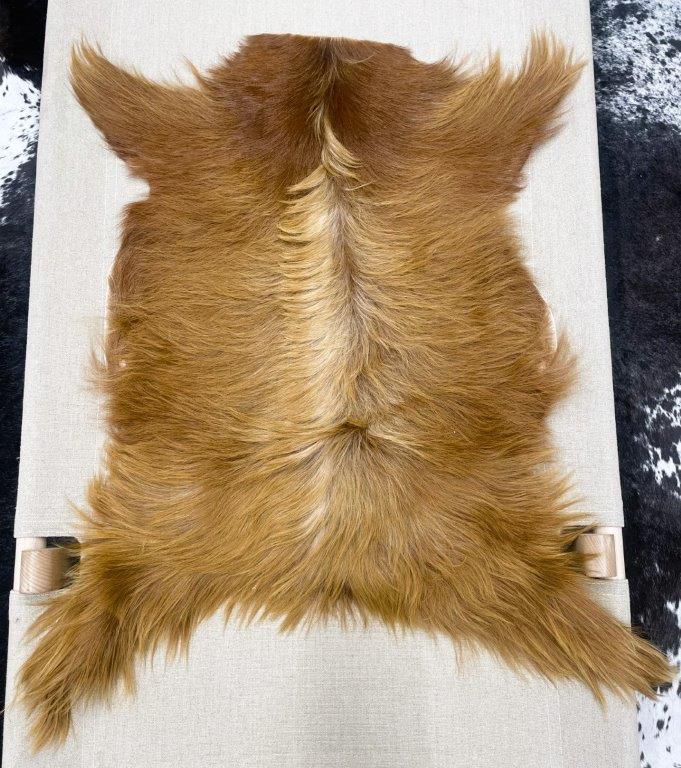 European Longhair Goat Hide Rug