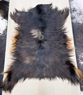 European Longhair Goat Hide Rug