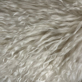 Mongolian Sheepskin Lumbar Cushion - Fawn