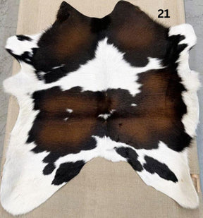 Calf Hide Rug - Reddish Brown