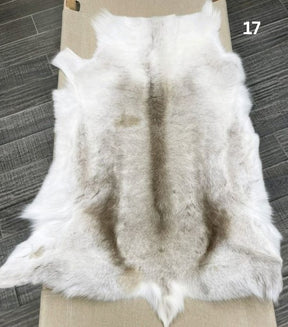 Light Reindeer Hide Throw