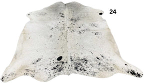 Salt Pepper Light Cowhide Rugs - SALE