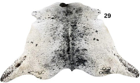 Salt Pepper Light Cowhide Rugs - SALE