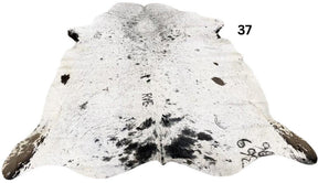 Salt Pepper Light Cowhide Rugs - SALE
