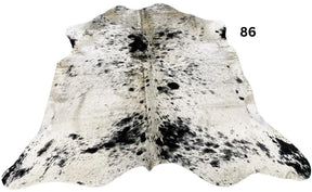 Salt Pepper Light Cowhide Rugs - SALE