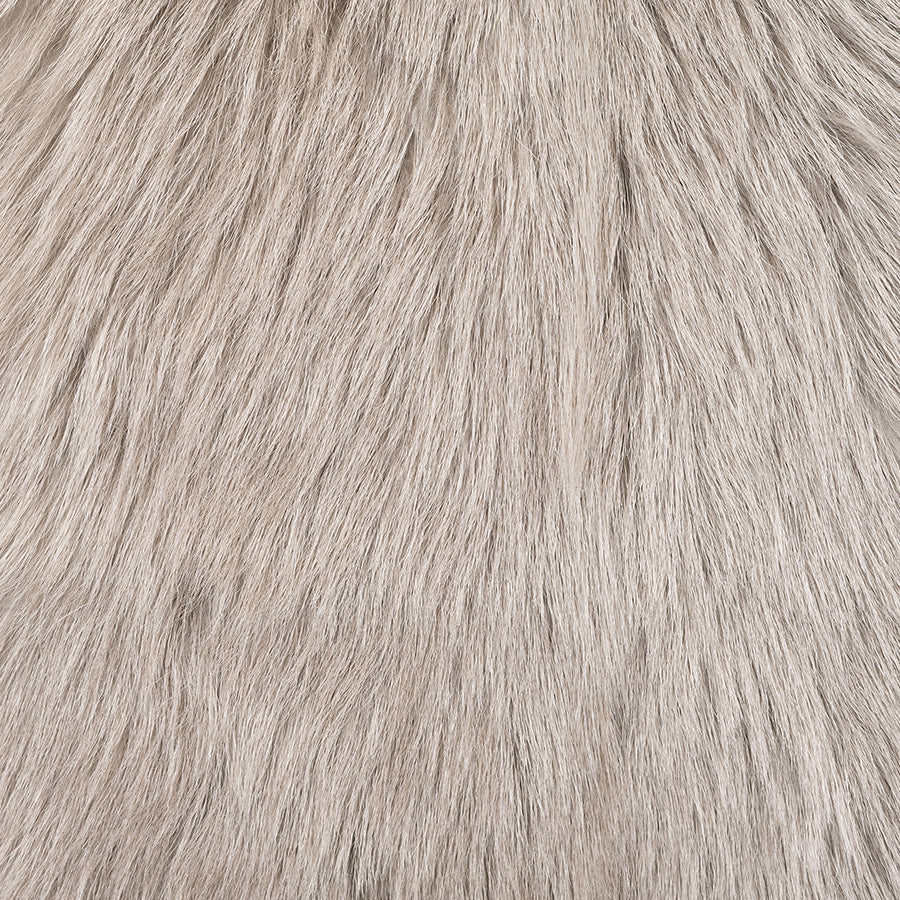 <p>Shorn Hair Himalayan Goatskin - Dyed Ash Grey</p>