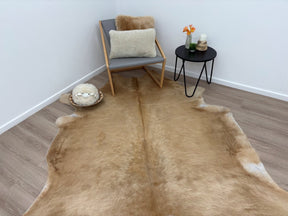 Cowhide Rug - Solid Beige (Regular)