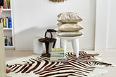 Cowhide Rug - Zebra Print