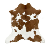 Calf Hide Rug - Brown White