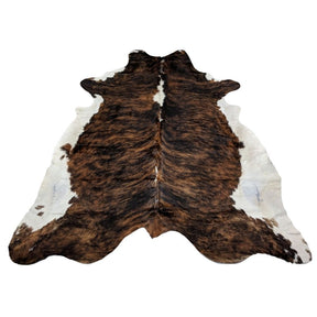 Cowhide Rug White Belly White Spine Large