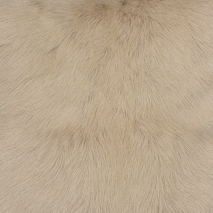Shorn Hair Himalayan Goatskin - Dyed Fawn