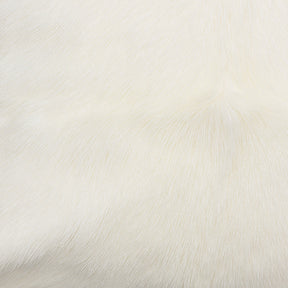 Shorn Hair Himalayan Goatskin - Natural White
