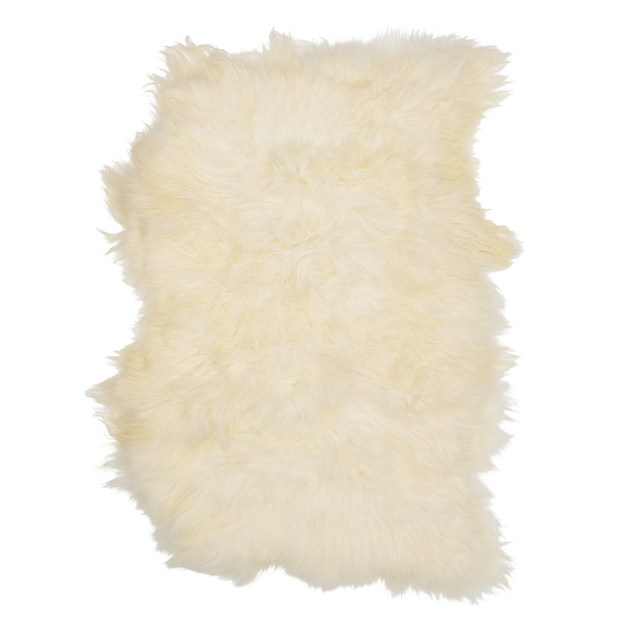 Icelandic Sheepskin Floor Rug - White