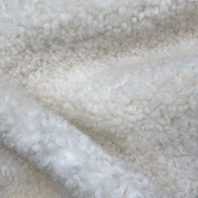 Shearling Square Cushion - Natural White 50cm