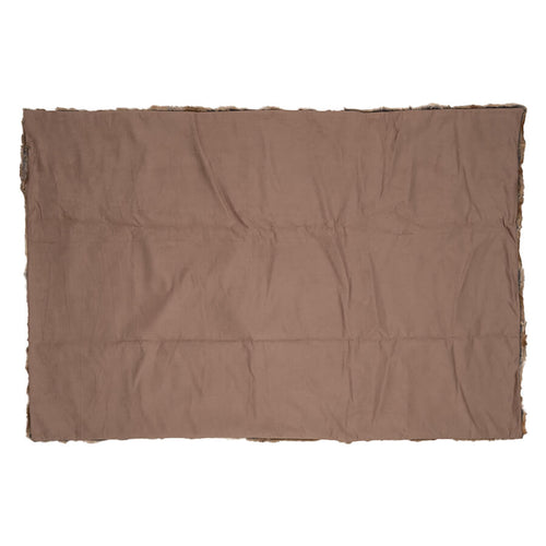 Rabbit Hide Blanket Brown Hides of Excellence