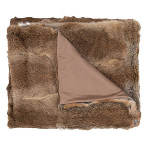 Rabbit Hide Blanket | Brown | Hides of Excellence