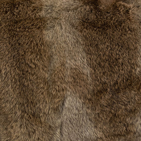 Rabbit Fur Pillow 60cm - Brown