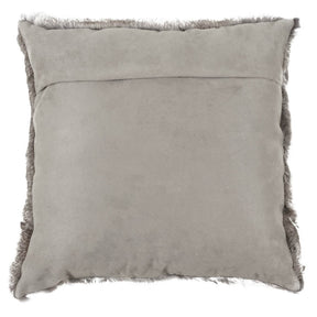 Rabbit Fur Pillow 60cm - Grey