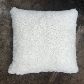 Shearling Square Cushion - Bone 60cm