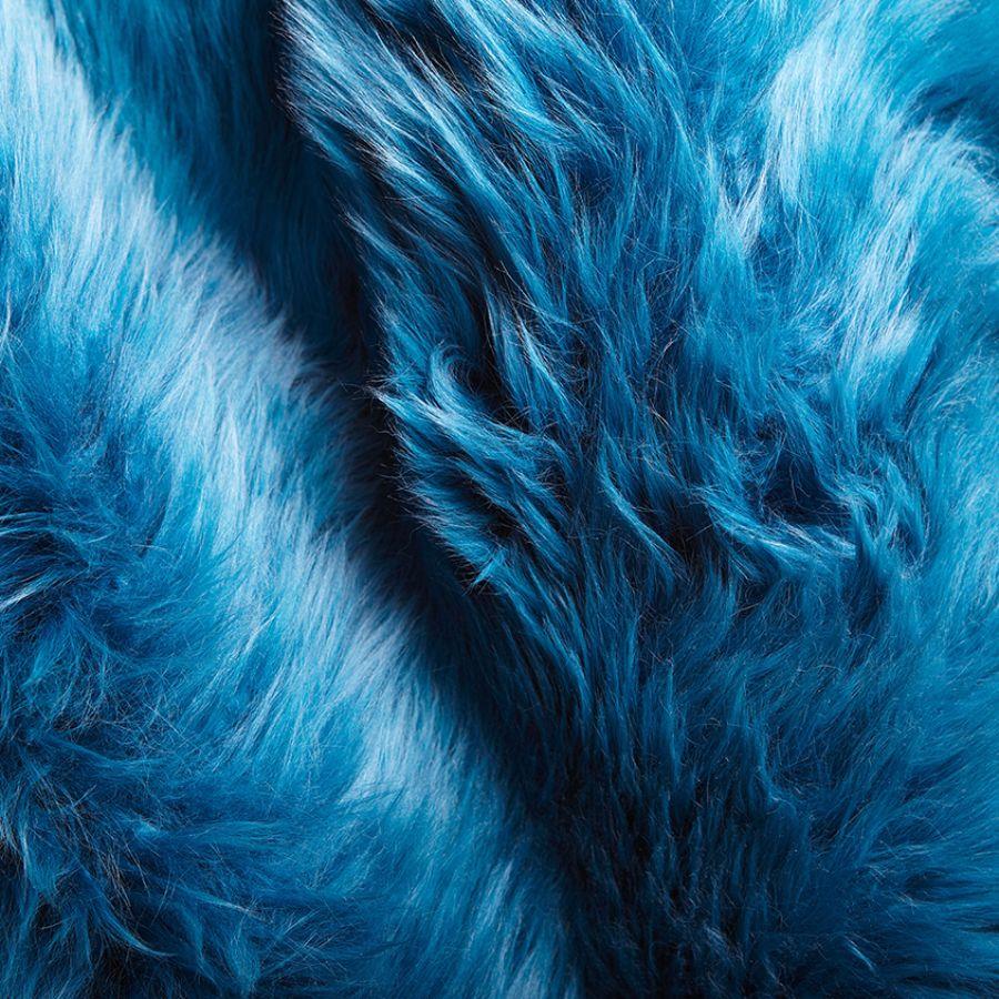 Sheepskin Rug Merino - Azure Blue