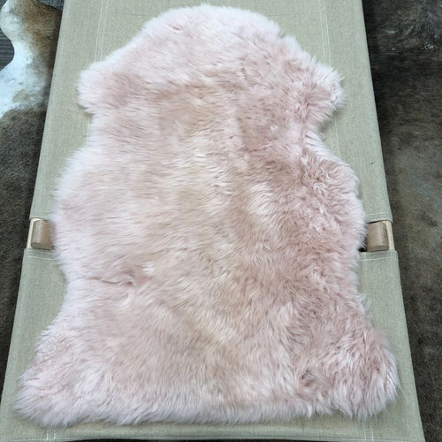 Soft Pink Sheepskin Rug New Zealand Hides of Excellence