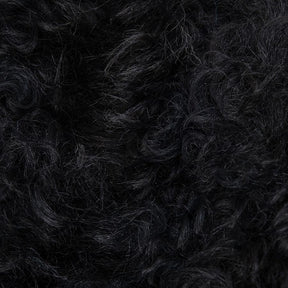 Spanish Goatskin Throw Rug - Black (Dyed)